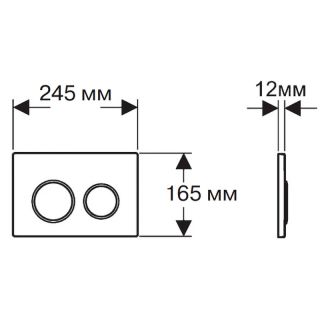 Комплект унитаза с инсталляцией Aquatek SET AQUATEK ПОЛАРИС-017 4в1 с сиденьем Микролифт и клавишей смыва черной